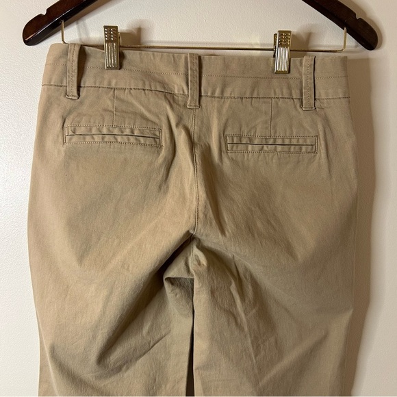 J. Crew Stretch City Fit Tan Khaki Pants women's 2 great preworn condition - Picture 5 of 9
